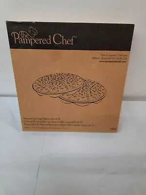 The Pampered Chef #1241 Microwave Chip Maker Set Of 2 • $7.95