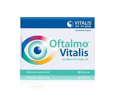 Vitalis Oftamo 20 Caps For Eye To Help Prevent Damage To The Visual System • $22.99