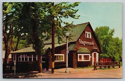 Manitou Springs CO-Colorado Stagecoach Inn Vintage Antique Postcard • $5.99