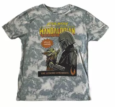 Old Navy Star Wars Multicolor Mandalorian T-shirt  Medium Tie-Dye Print • $12.99