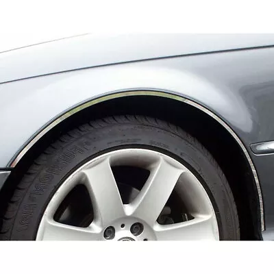 4p Stainless Long Fender Trim W/3M Fits 2001-2005 BMW 325i 2DR By Luxury FX • $169.96