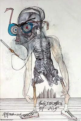 $13.49 • Buy Hunter S. Thompson By Ralph Steadman Poster  (24x36)