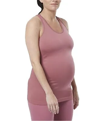 Reebok Womens Seamless Maternity Racerback Tank Top Pink X-Small • $24.16