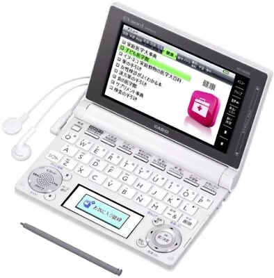 CASIO EX-word Electronic Dictionary White XD-D6200WE Japan • $118.33
