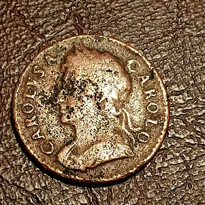 Charles II Copper Farthing 1674 • £35