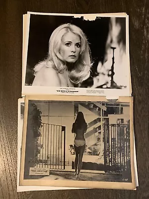 LOT C OF 10 VARIOUS B&W STILLS FROM SEXPLOITATION MOVIES FROM THE 1960s-1970s • $20