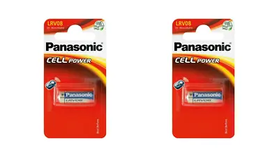 £4.99 • Buy 2 X Panasonic LRV08 MN21 23A Micro Alkaline 12V Battery L1028 A23 23AE V23GA
