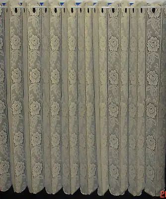 Lace Net Curtain Blinds Available In Cream And White 3 Sizes Left. Reduced • £8.37