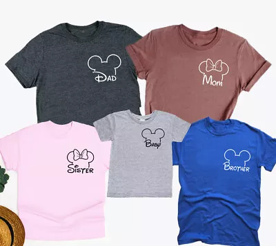 Disney Trip Matching Shirts Custom  Pocket Design Vacation To Disney Shirts • $10.99