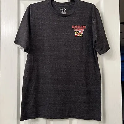 Blue 84 Maryland Lacrosse Men’s Medium T-Shirt Dark Heather Gray • $9