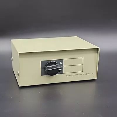 Manual Data Transfer Switch Box 2-Position 2-Port A/B Vintage • $17.89