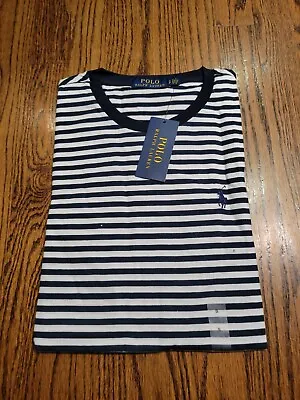 Polo Ralph Lauren Men's Navy Blue Crew Neck T-Shirt Short Sleeve Jersey Small  • $31.13
