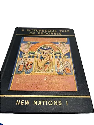 Vintage A Picturesque Tale Of Progress Vol 5 New Nations 1Olive Miller HC Book • $14.99