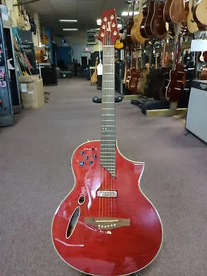 Ibanez Montage Acoustic/Electric 2009 Transparent Red W/hard Case *Free Shipping • $729