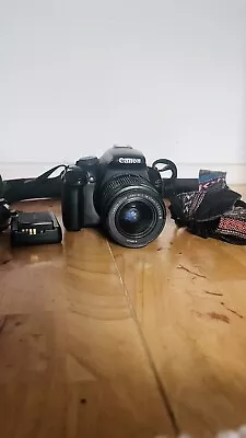 Canon EOS 1100D Digital SLR Camera - Black (Kit With EF-S 18-55mm Lens) • £80