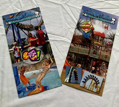 Geauga Lake Amusement Park Wildwater Kingdom Brochures Years 2005 And 2006 • $21.95