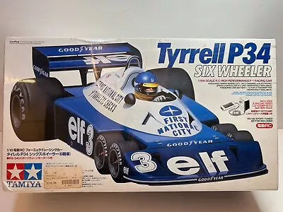 Vintage Tamiya Tyrrell P34 SIX WHEELER 49154 Factory Sealed Free World Shipping • $349.99