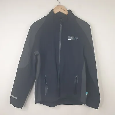 Mercedes Petronas F1 SoftShell Jacket Mens Small Black Full Zip Pockets • £29.99