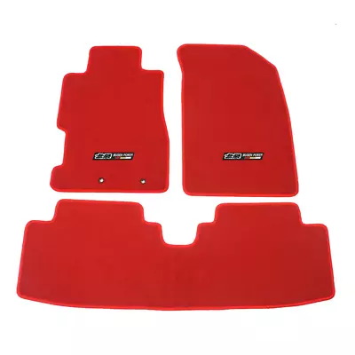 For 01-05 Civic 02-05 Civic Si Nylon Floor Mats Red Carpets Non Slip W/ Mugen • $58.99