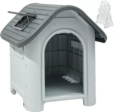 YITAHOME Plastic Dog House Water Resistant & Anti-UV Insulated Pet House • £39.99