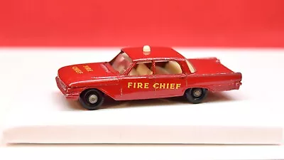 Vintage Lesney Matchbox Ford Fairlane Fire Chief's Car No. 59 England 005 • $40.92