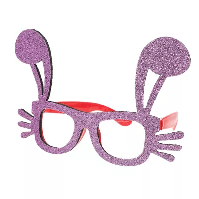  Purple Rabbit Ear Glasses Non-woven Fabric Child Sunglasses For Kids • £6.99