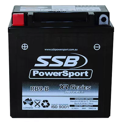 12V 200CCA 9AH RB9-B SSB AGM Motorcycle Yamaha Honda Battery GB9-B YTX9A-BS • $80.95