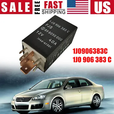 $13.93 • Buy For VW GOLF AUDI A3 TT SEAT LEON SKODA OCTAVIA FUEL PUMP RELAY 1J0906383C No 409