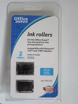 Office Depot Ink Rollers For Monarch 1131 And 1136 • $8.90