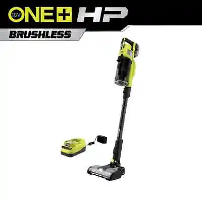 RYOBI ONE+ HP 18V Brushless Cordless Pet Stick Vacuum Cleaner Kit With 4.0 Ah • $150