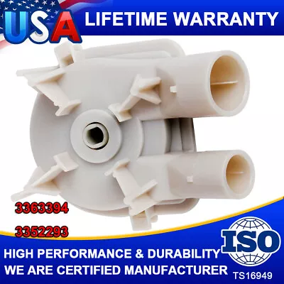 For Whirlpool/Maytag/Kenmore Washer Drain Pump 3352293 3352292 3352492 3363394 • $15.63