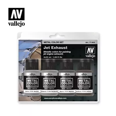 VAL77602 - AV Vallejo Metal Color Set - Jet Exhaust • £31.99