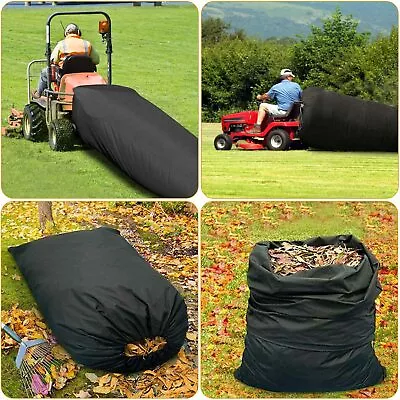 54 Cubic Feet Lawn Tractor Leaf Bag Riding Mower Grass Sweeper Rubbish Bag • $25.94