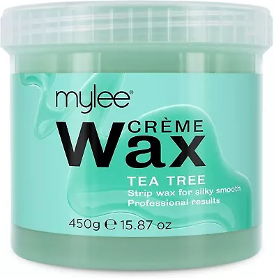Mylee Tea Tree Soft Creme Wax For Sensitive Skin 450g Microwavable & Wax Heater • £13.49