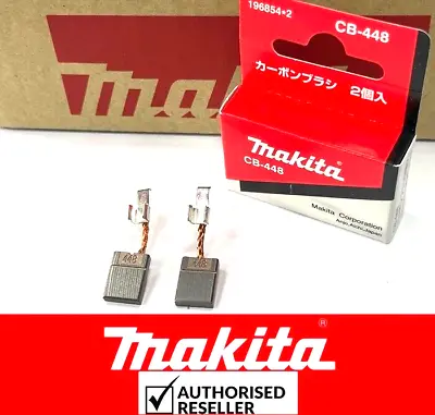 Genuine Makita Carbon Brushes For DTD140 DHP456 DHP458 DTW251 BHP451 BHP452 • £4.46