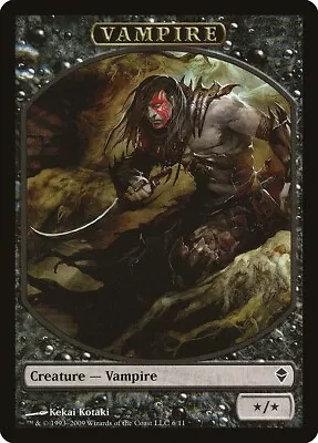 Vampire Token 10x - Black - Kotaki Art - ZEN - Zendikar - MTG Magic NM • $27