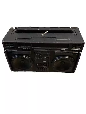 Black Candle Unscented Shaped Like Mini Boombox W/ Cute Detail Never Burned • $13.75