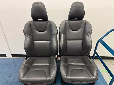 11-17 Volvo S60 V60 Front Sport Seats Black Leather • $425