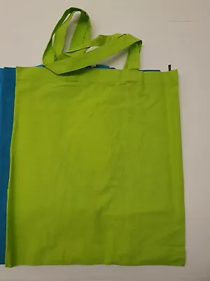 Cotton Lightweight Shoulder Tote Shopper Reusable Bags Choose Style & Colour • £1.09