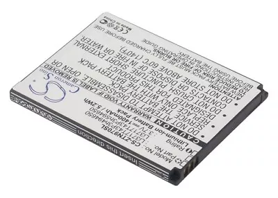 Li-ion Battery For ZTE V970 V970T Warp 2 3.7V 1400mAh • £16.02