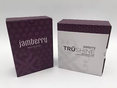 Jamberry Nails UV LED Curing Lamp ➕ Mini Heater Ultra Quiet Bundle Purple NEW • $42.80