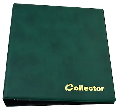 Green Coin Album 221 Coins Mix Sizes Book Folder Big Capacity COLLECTOR • £16.49