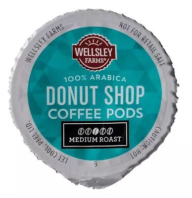 Wellsley Farms Donut Shop Medium Roast Coffee 100% Arabica Keurig K Cup Pods • $16.38