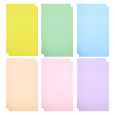 12pcs A4 Size Correction Lighting Gel Filter Film Sheet Colored Overlay 6 Colors • £18.04