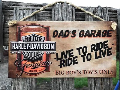 Wooden Sign Plaque Country Personalised  Beer BarGARAGEShed Home Decor  AU • $15