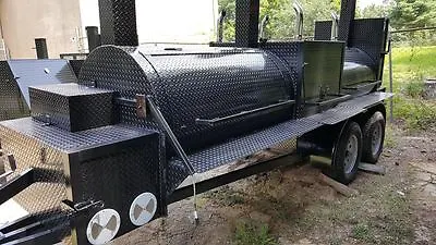 $18999 • Buy T Rex Rotisserie BBQ Smoker Cooker 48 Grill Trailer Mobile Food Truck Concession