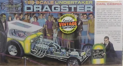 Carl Casper The Undertaker Dragster Polar Lights 1:25 Plastic Model Car Kit • $27.99