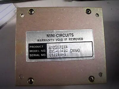 New Mini-circuits Rf Amplifier Zhl-1042j Medium Power Sma 50 Ohm • $350