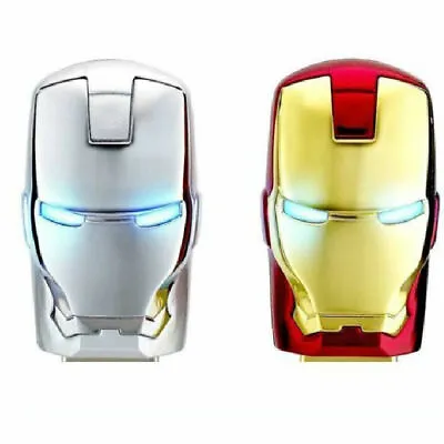 2TB 256GB Metal Iron Man USB Flash Drive Memory Stick Pen Thumb U Disk Storage  • $18.45