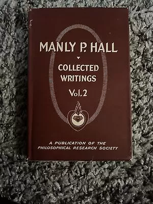 Manly P Hall / COLLECTED WRITINGS OF MANLY P HALL VOLUME 2 1st Ed. • $160